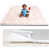 Beavtaens Rainbow Play Mat 50x50 cushions safe baby play