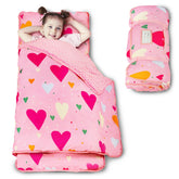 Beavtaens toddler nap mat rolled with handle for easy transport