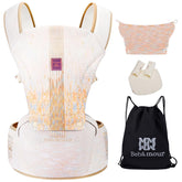 Bebamour hip-seat carrier providing stable newborn support for busy days.