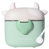 Bebamour baby formula dispenser lid seal ensures airtight travel protection.