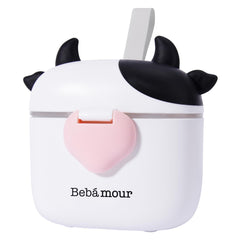 Bebamour formula container with scoop for precise portions on trips.
