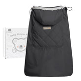 bebamour winter cover front view showing universal carrier fit for babies