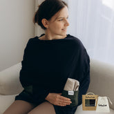 Bebeezoo bamboo nursing cover provides 360 privacy during discreet feeding