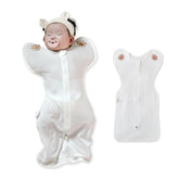 Bebegom white mesh swaddle for breathable comfort and gentle wraps.