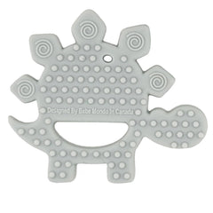 Bebe Mondo dinosaur teether newborn grip for tiny hands and sensory exploration.