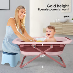 Beberoad Love adjustable-height tub supports comfortable bath for infants to toddlers