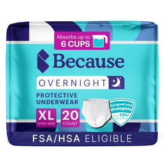 Because Overnight Absorbency Pull Ups front view shows a snug fit for nightly protection.