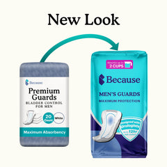 Because Premium Guards demonstrate fast-absorption with a dual core.