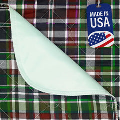 Beck's Classic underpad 34x36 blue flat: reusable, absorbent floor protection