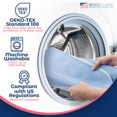 Beck's Classic underpad 34x36 blue stack: convenient for quick laundry