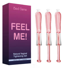 BED GAME vaginal moisturizer gel bottle with single-use applicator for enhanced comfort.