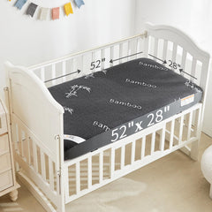 BEDLORE waterproof crib mattress protector keeps spills from reaching the mattress.