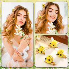 Bee bobby pins for party decoration add playful spring vibe
