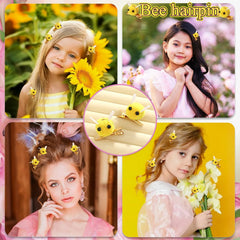 Bee hair clips alligator style adds whimsical charm to any hairstyle