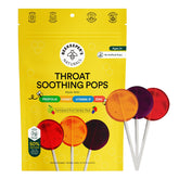 Beekeeper's Naturals Kids Throat Lollipops pack with flavors for kid-friendly immune support.