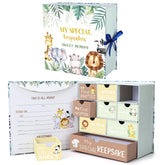 Beeveer Baby Keepsake Box front cover for organized memories