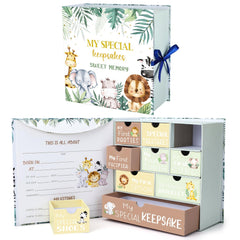 Beeveer Baby Keepsake Box front cover for organized memories