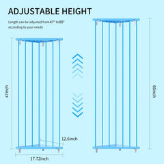 Befayoo wall plush storage blue keeps bedrooms tidy and organized.