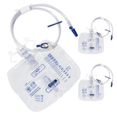 BeHerk 2000mL catheter bag with anti-reflux chamber for smooth drainage.