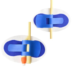 BeHerk Foley catheter stabilization device secures tubing with gentle adhesive.