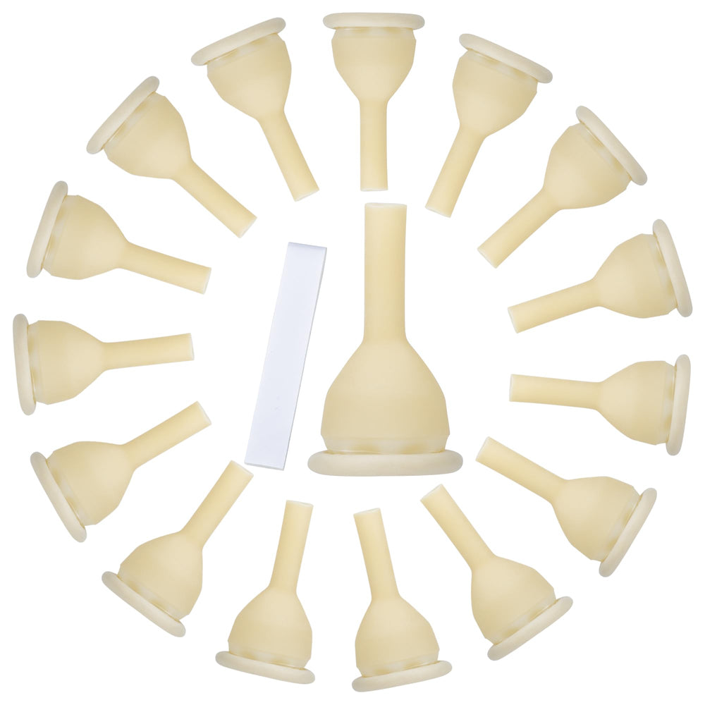 BeHerk latex catheter packaging with individual wrappers for travel and hygiene.