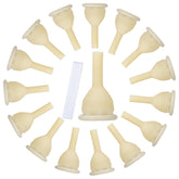 BeHerk latex catheter packaging with individual wrappers for travel and hygiene.