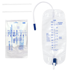 BeHerk 1000ml urinary bag in a 10-pack for reliable catheter drainage.