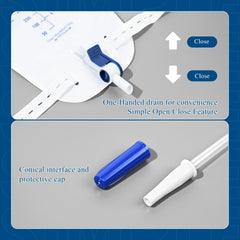 BeHerk flip drain design enables one-handed drainage.