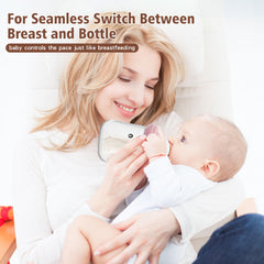 Beilastarx glass baby bottle wide neck for easy cleaning and filling