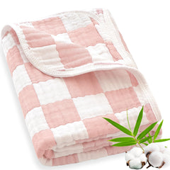 BEILIMU muslin swaddle blanket with 3D bubble texture for breathable baby comfort