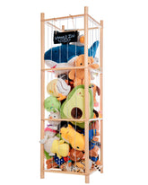 BEINGMATE Care large stuffed animal storage tower keeps plush toys tidy and accessible