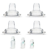 BelBeyo sippy spout nipple with soft spout for gentle teething transition.