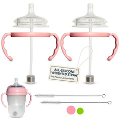BelBeyo straw top nipple for Comotomo bottles enables a smooth transition to straw drinking