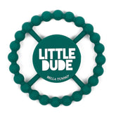Bella Tunno Little Dude teether with round beads for easy grip and soothing gums.