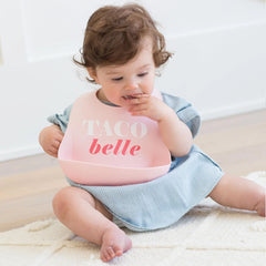 Bella Tunno Wonder Bib food catcher pocket prevents spills on clothing