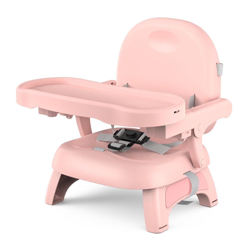 Bella’s Friends 3-in-1 booster seat folded for travel.