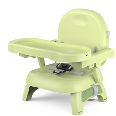 Bella's Friends 3-in-1 booster seat folded for compact travel.