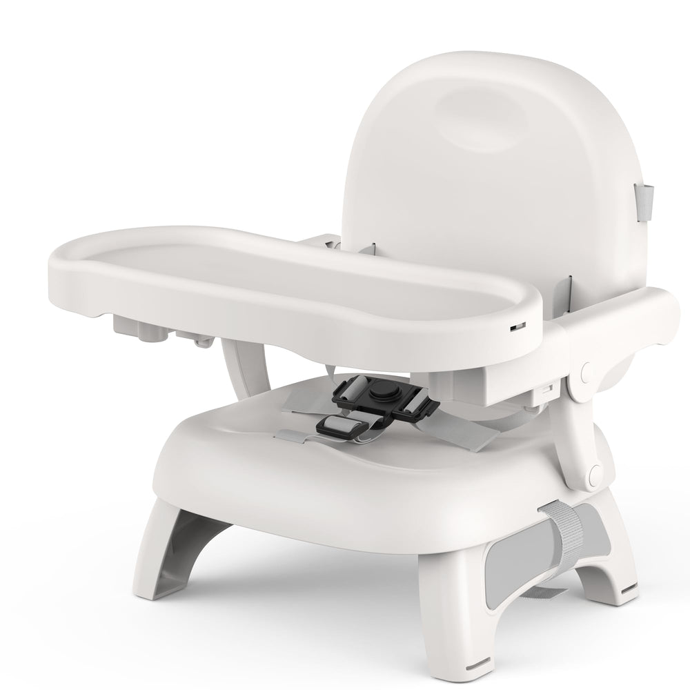 Bella's Friends 3-in-1 booster seat at the dining table for safe toddler meals.