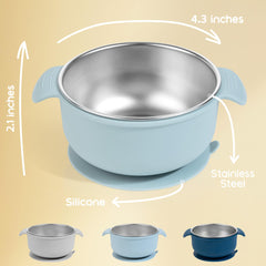 Bella's Friends bowl features a bottom lift tab for easy removal.