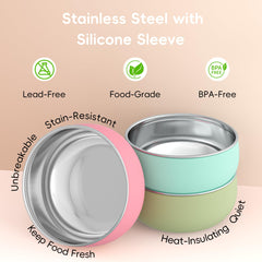Bella's Friends dishwasher-safe design makes cleanup quick after busy days.