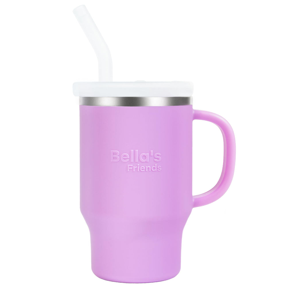 Bella's Friends Handy Mini Tumbler 9oz front view for easy toddler hydration on the go.