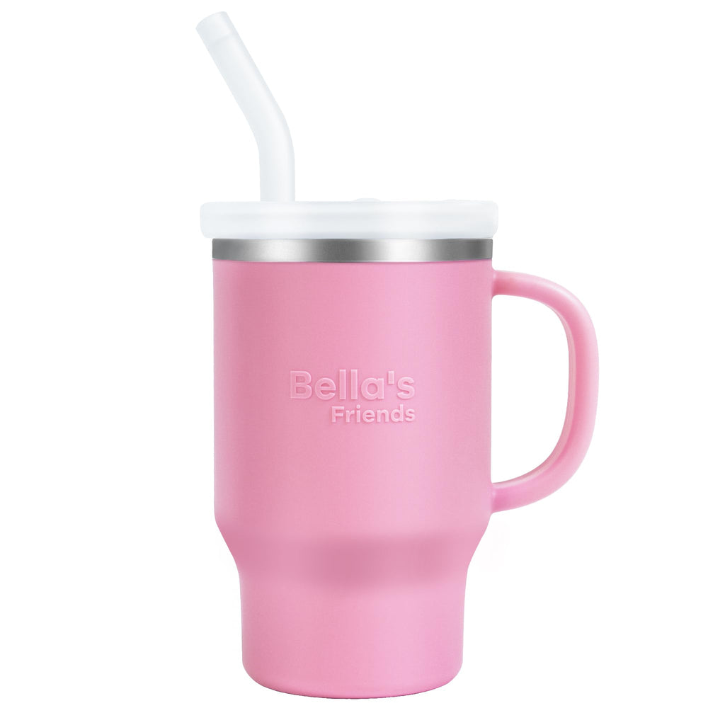 Bella's Friends Handy Mini Tumbler with stainless interior supports clean-tasting drinks on the go.
