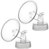 Belmikal 14mm flange close-up for Spectra S2 compatibility, comfortable fit.
