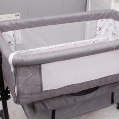 Belsden microfiber closeup reveals silky softness for baby skin contact.