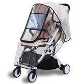 Bemece universal stroller rain cover provides windproof protection for outdoor walks