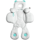 BENBAT Total Body Support Pillow demonstrates ergonomic design for secure infant seat positioning.