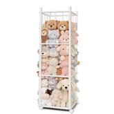 BENCHRY stuffed animal storage front view showing large capacity for toy organization.