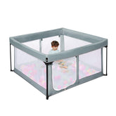 Bend River portable baby playpen with padded floor for safe indoor play.