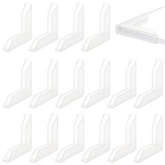 BENECREAT L-shaped corner protector on a glass edge showing edge protection