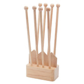BENECREAT plastic bag drying rack with eight poles for batch drying.